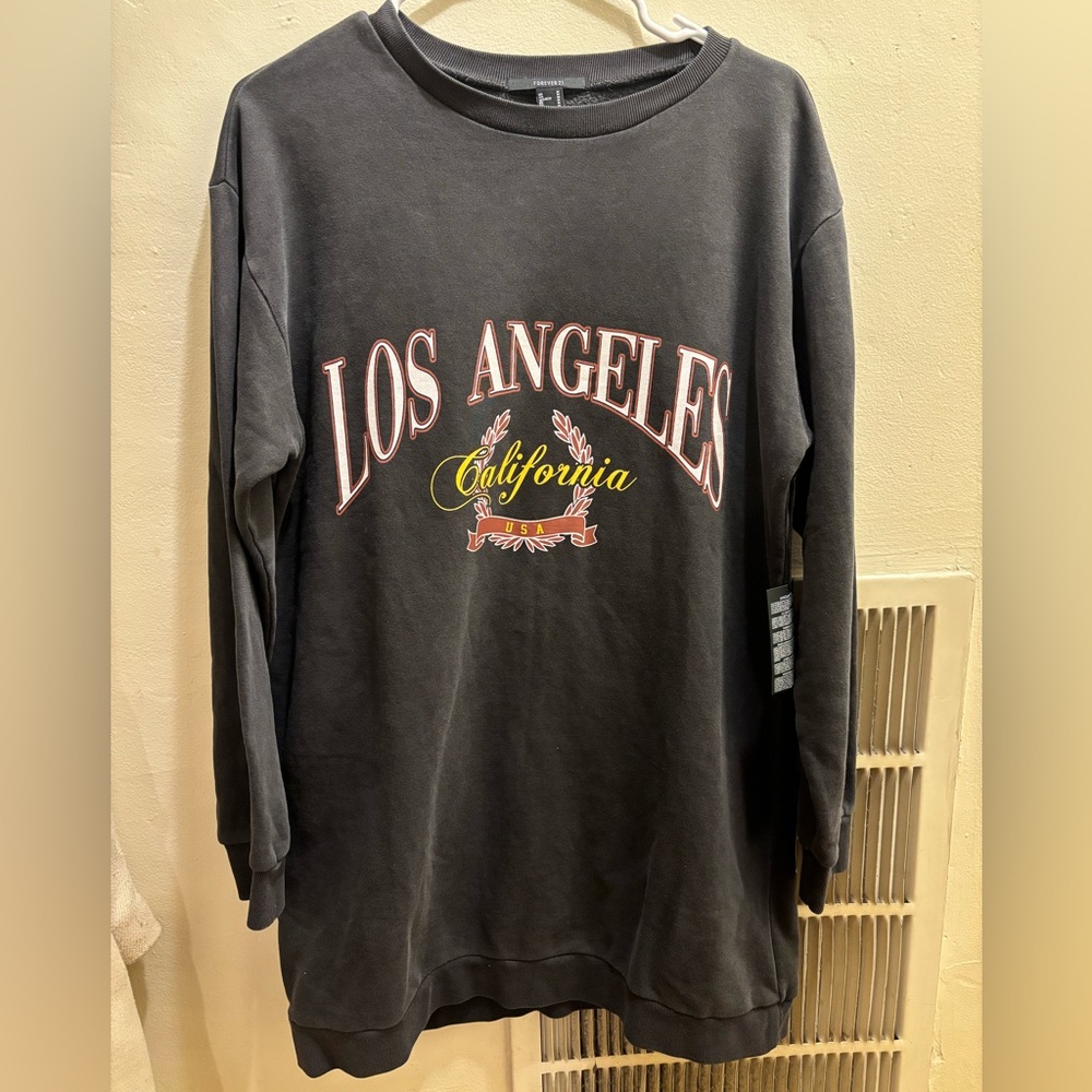 Los Angeles Sweatshirt Dress